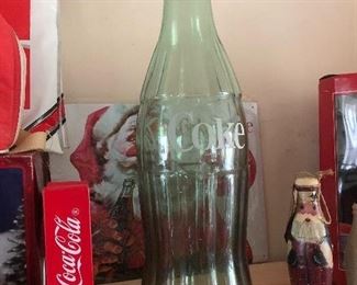 jumbo glass Coca Cola bottle