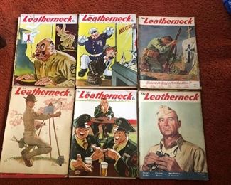 WWII 1944-5 Marines The Leatherneck issues