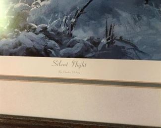 Charles Vickery "Silent Night" print