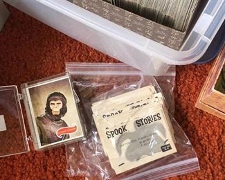 Planet of the Apes cards
Spook Stories trading cards