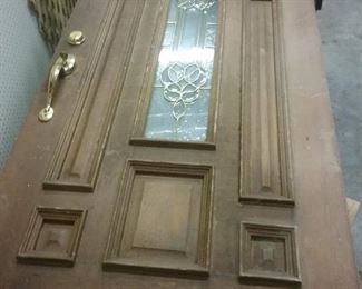 solid mahogany 36" entrance door