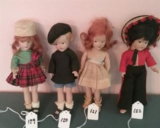 119 madame a. scotch boy 120 madame a french boy 121 madame a french girl 122 madame a Spanish boy