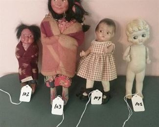 103 skookum bully good indian 104 patsyette 105 kewpie