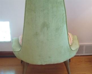 Living Room: One more photo... the back side of the Mid-Century Modern KARPEN of CALIFORNIA chair.