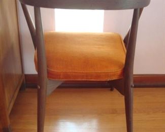 Dining Area:  Shown is the back side of the Mid-Century Modern (Danish) chair. 