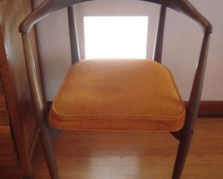 Dining Area:  This is one of two Mid-Century Modern (Danish) chairs.