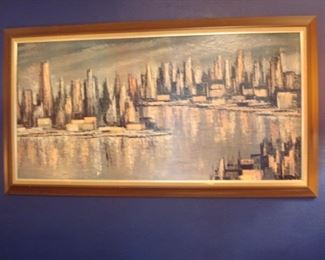 Bedroom: A vintage print hangs above the R-WAY chest.