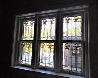 6 Matching Beautiful Stained Glass Windows