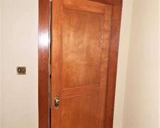 Two Panel Solid Wood Doors, Wood Floors