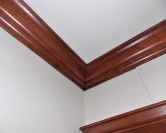 Traditional Cherry Crown Molding, 