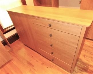 Center Closet Organizer, Drawers, Hanging Bars, Wardrobe, Shelving Unit