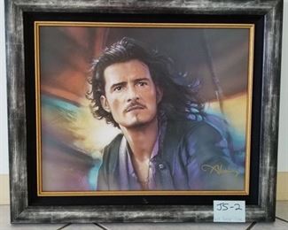 JS-2 ($200) Will Turner LE Giclee by John Alvin #47/195.  Comes framed and with COA.  Measures 20" x 16" including frame.