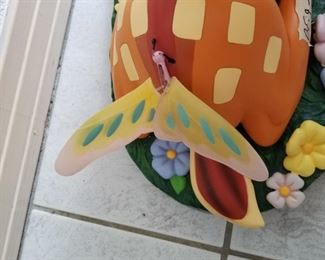 BFIG-1 ($150) Disney Big Fig "Butterfly" shows Bambi and Thumper.  This is a Limited Edition of only 300 by Costa Alevezos.  Measures 17" x 10" x 12"h.  There is one flaw and it is on the butterfly.  It is cracked down the center.  It is held on by a wire and both wings are attached, just not connected to one another.  This comes in 3 separate pieces.  