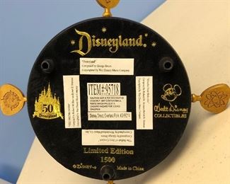 (TR-1)  Bottom of  Disneyland Multi-Tune Music Box.
