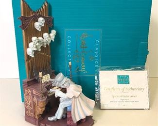 (TR-6) $350 Disney WDCC Haunted Mansion Organ Player with Organ "Spirited Entertainer" LE 122 / 500-
11.5”H NEW  w/ Box & COA #4012207
