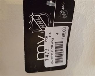 AV-51 ($110) NWT Hockey jersey signed by Laperriere. Comes with hologram COA. 