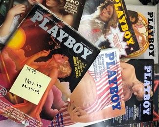 11 issues of Playboy Magazine from 1975- $11