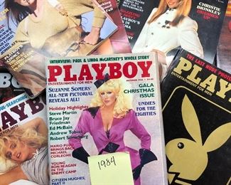 12issues of Playboy Magazine from 1984- $12