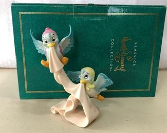 (D13) $30 Cinderella Birds with sash “We’ll Tie A Sash Around It” w Box, NO COA