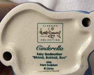 (D17) $50 Cinderella Fairy Godmother “Bibbidi, Bobbidi, Boo” w Box, NO COA