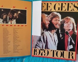 KIT-5 ($30) Vintage BEE GEES Concert Tour program from 1979 with ticket stub.  Full color program in good used condition.  Ticket stub is from July 2nd 1979 at McNichols Arena.