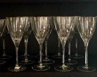 A collection of Waterford Marquis Claria stemware 