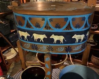 An Amish wedding basket