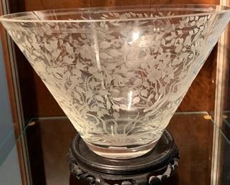 The best signed and numbered crystal bowl