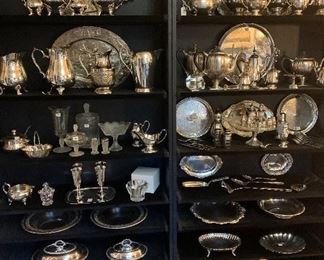 A large selection of beautiful silver
