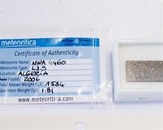 A8	Meteorite NWA 4460 1.91g	$149.95