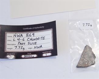 A15	NWA 869 Chrondite Meteorite 7.72g	$12.95