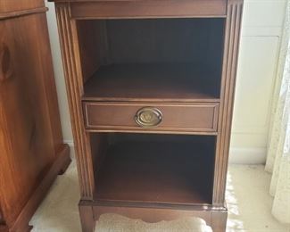 Side table...14" deep x 16" wide and 27" tall.