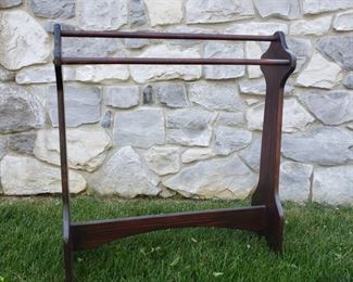 Blanket rack. 30" wide x 34" tall.