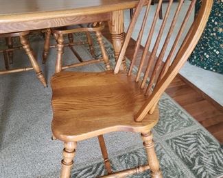 Chairs. 37" high x 17" deep.