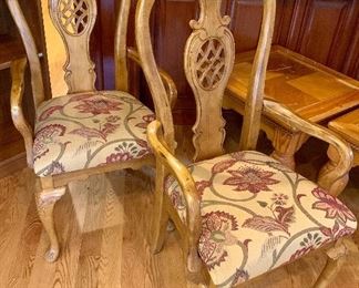 Lifestyle Solid Oak Dining Arm Chairs 
$45 ea