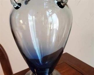 Lg art glass vase