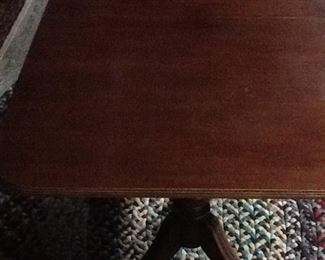 Mahogany Two Pedestal Dining Table (extra leaf)
