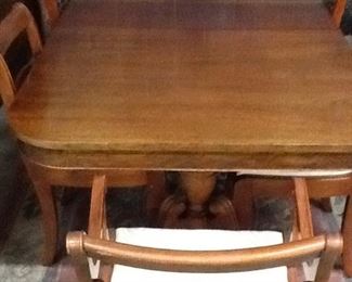 Cherry Dining Table w/ 6 chairs
