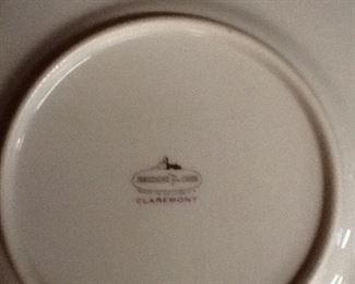 Clairmont by Franciscan Fine China Service for 6.. 1952-1954..era