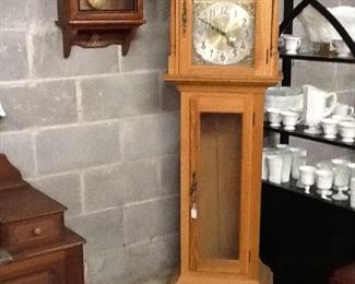 Oak Grandfather Clock