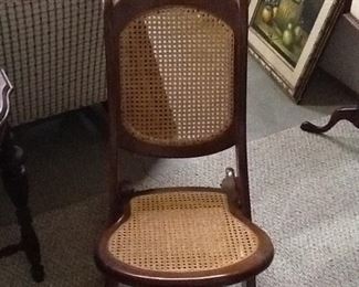 Cane Back-Seat Rocker (folds)
