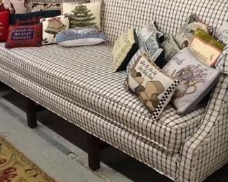 Checkered Cloth Couch