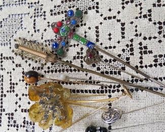 Beautiful hat pins.
