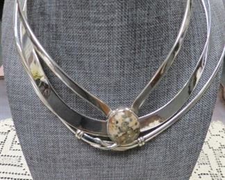 Sterling silver.