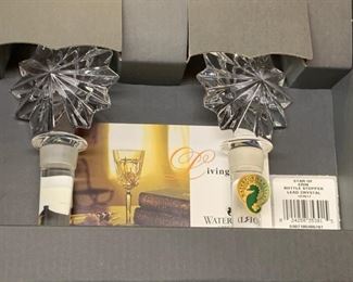 New in box Waterford stoppers - $10