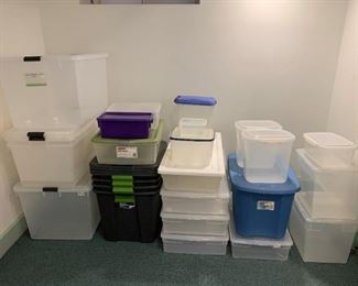 Huge lot of bins - $40