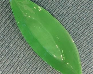 Long glass bowl - $5 - 27” x 9”