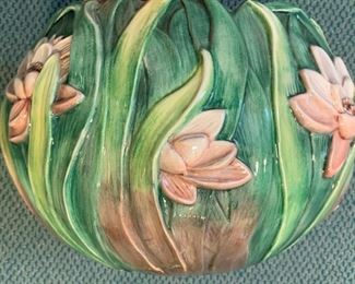 Alternate view - Italian Ceramic Waterlillies Bowl - $20 - 13" x 9"