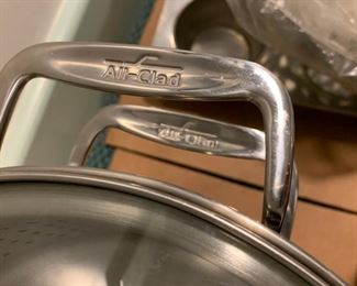 Alternate view - Lot of pots and pans - $55 - Wok 13"Diameter, Largest Pot 13"H