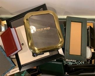 Huge box of assorted frames - $35